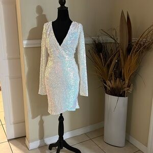 Brand new fashion Nova Evelyn sequin mini dress
